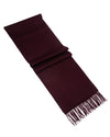 Cashmere scarf plain plum
