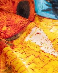 Seidentuch quadratisch Vincent 53x53 Sonnenblume